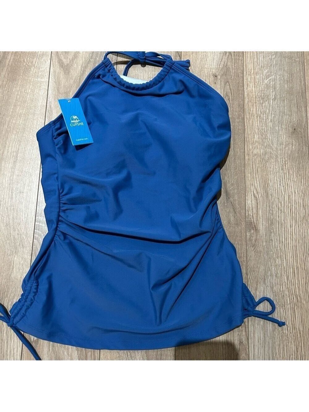 Cupshe Blue Tankini Top Women NWT